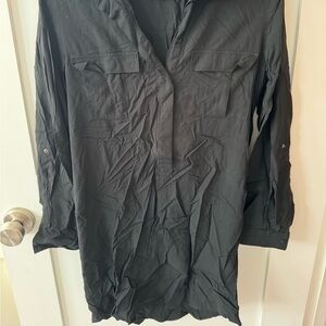 Black Banana Republic rayon t shirt dress